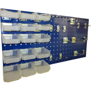 Locboard 12 Hook and 15 Bin Kit