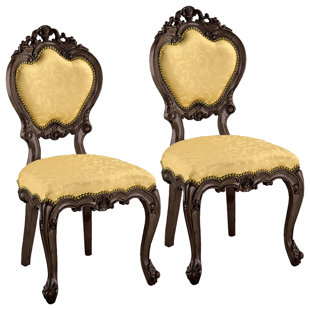Go to store & view more images Design Toscano Lady Ambrose Side Chair (Set of 2)