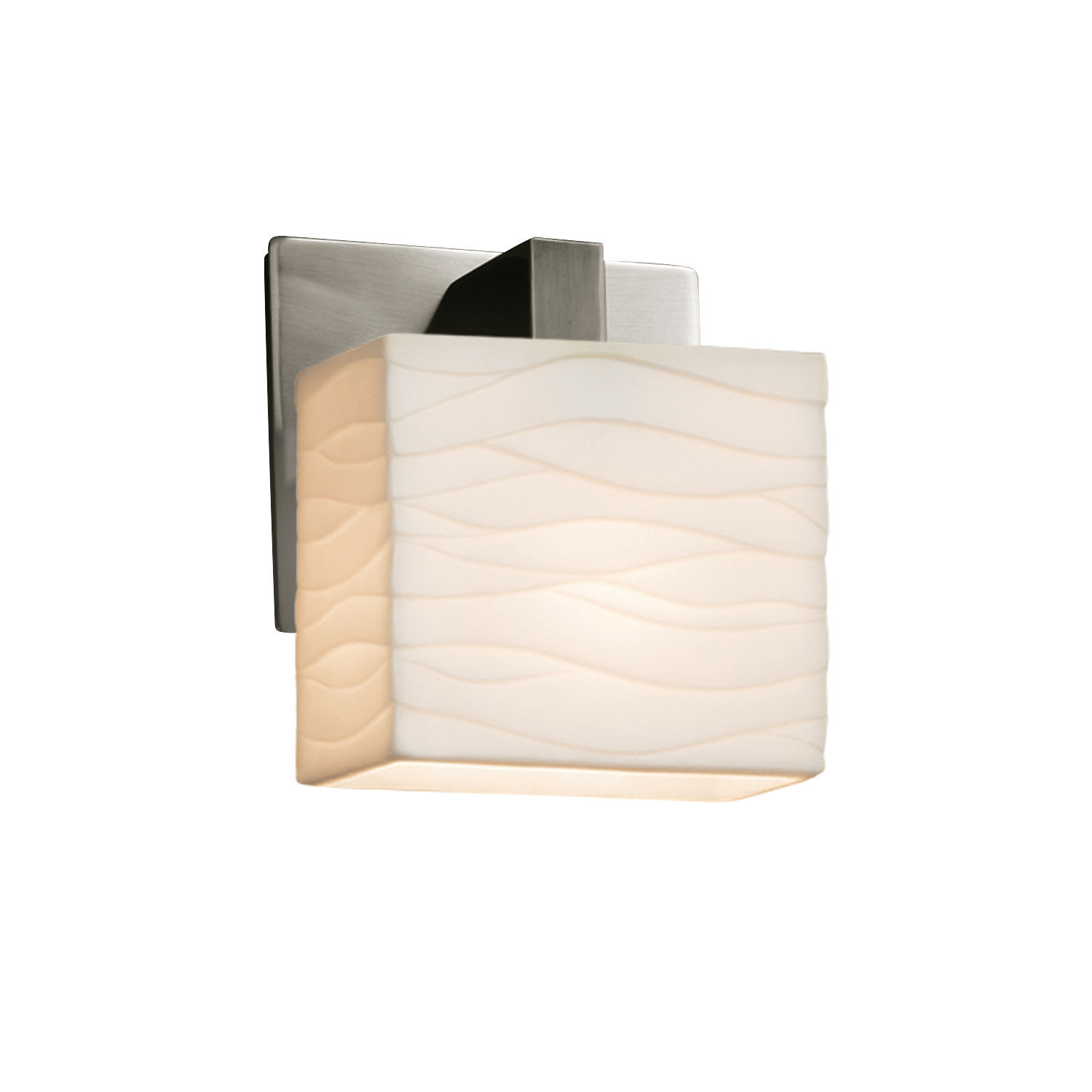 Ebern Designs Alhard 1 Light Dimmable Brushed Nickel Armed Sconce Wayfair