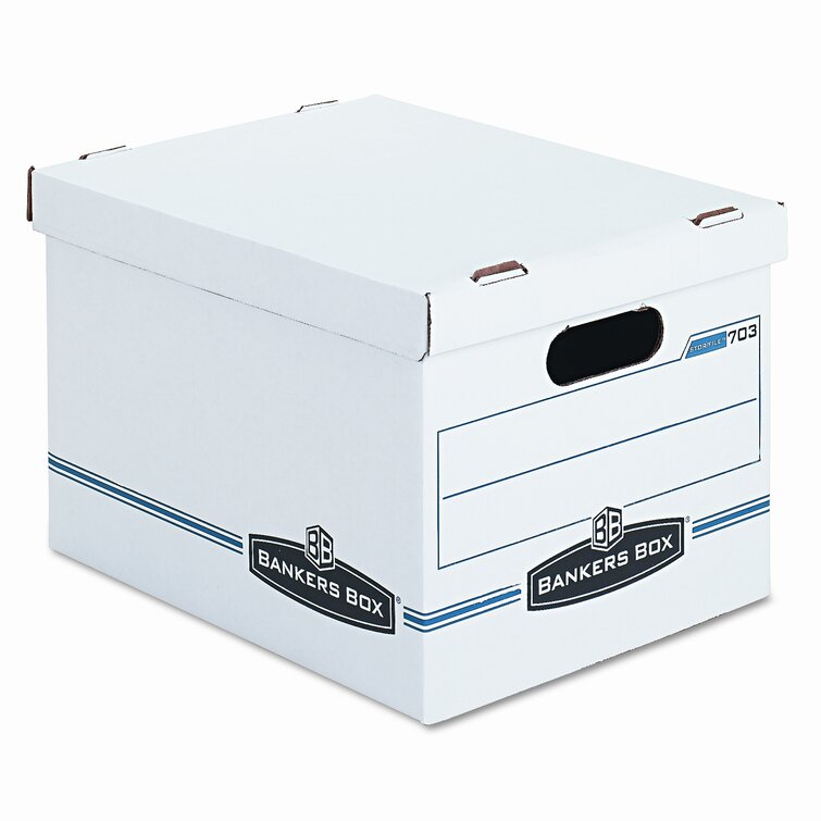 10 x 12 x 15 Bankers Box Stor/File Decorative Storage Boxes Letter/Legal 