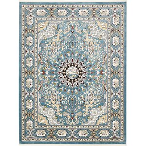 Courtright Blue/Tan Area Rug