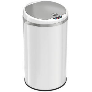 Motion Sensor Metal 8 Gallon Trash Can
