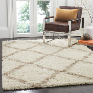 Ivory Cream Plush Area Rugs Joss Main Maya Ivory Beige Area Rug