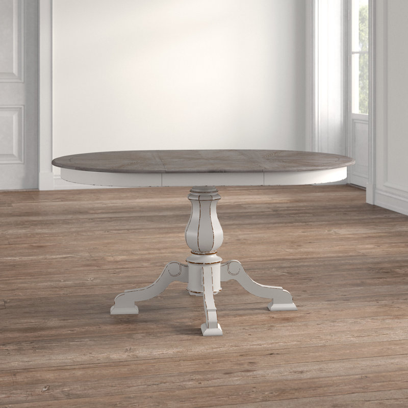 Lark Manor Tiphaine Poplar Solid Wood Dining Table Reviews