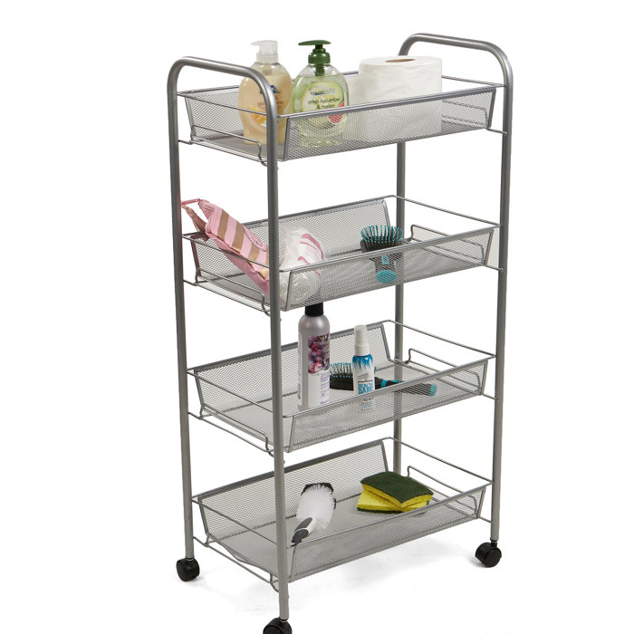 Mind Reader 4 Tier Mobile Office Utility Cart Reviews Wayfair Ca 4 Tier Mobile Office Utility Cart