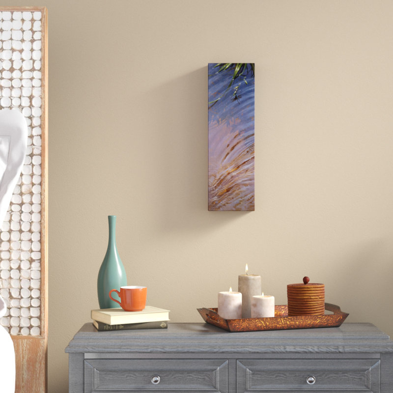 World Menagerie Water Ripples Acrylic Painting Print On Wrapped