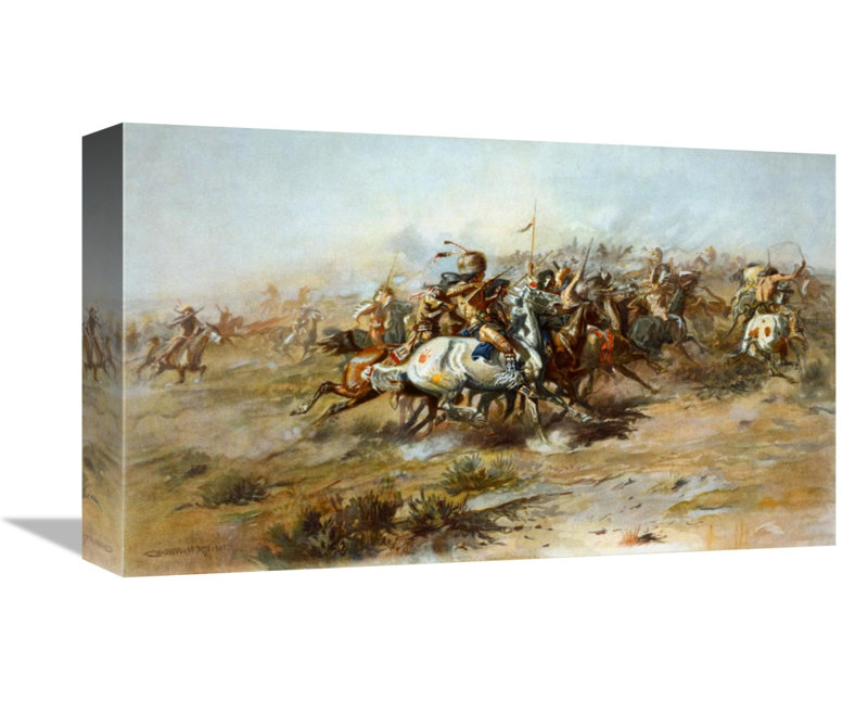 East Urban Home The Custer Fight 1903 Acrylic Painting Print On