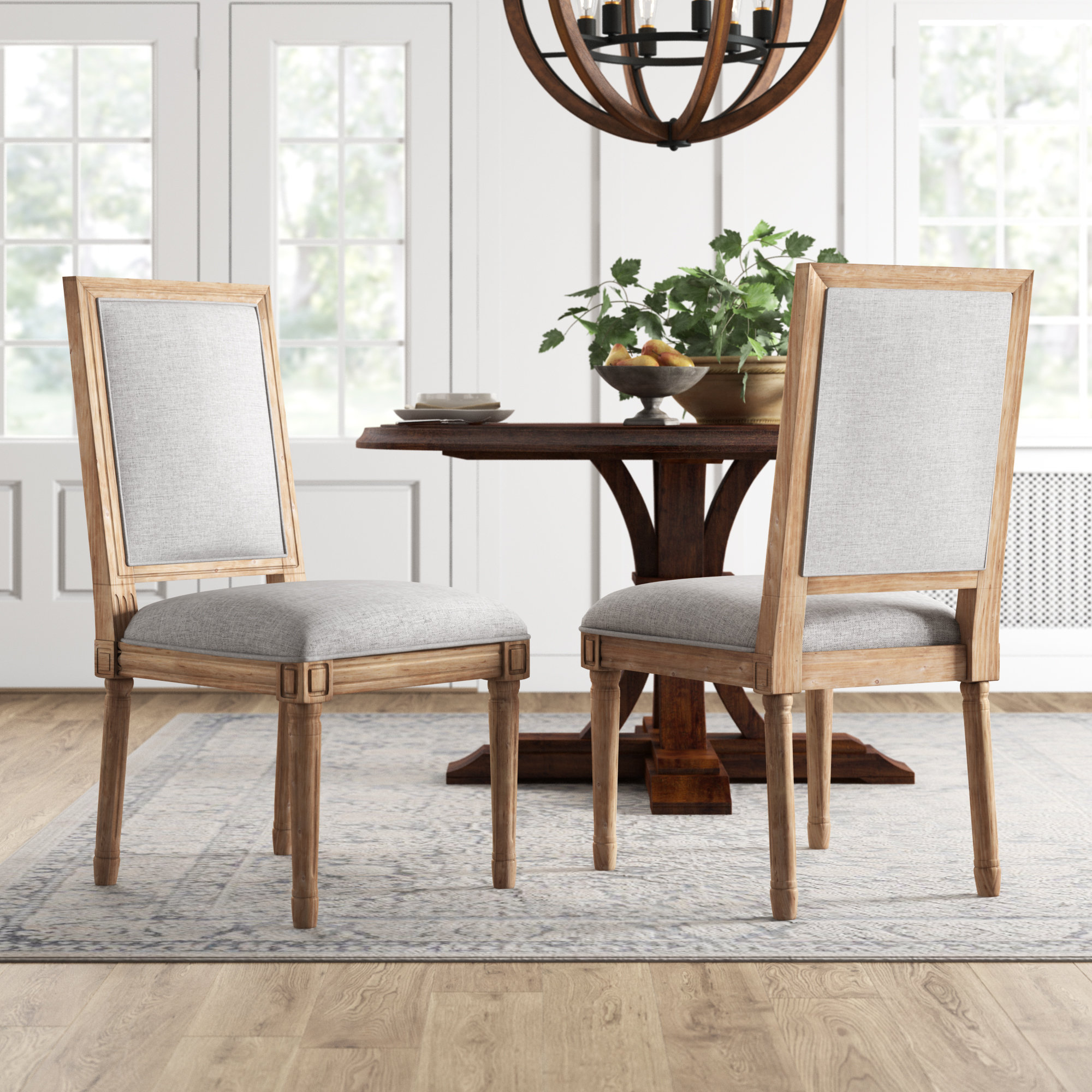 Belleville Rectangular Upholstered Dining Chair Reviews