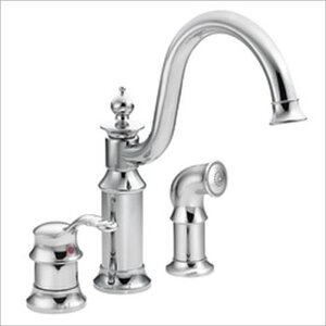Waterhill Single Handle Kitchen Faucet with Side Spray