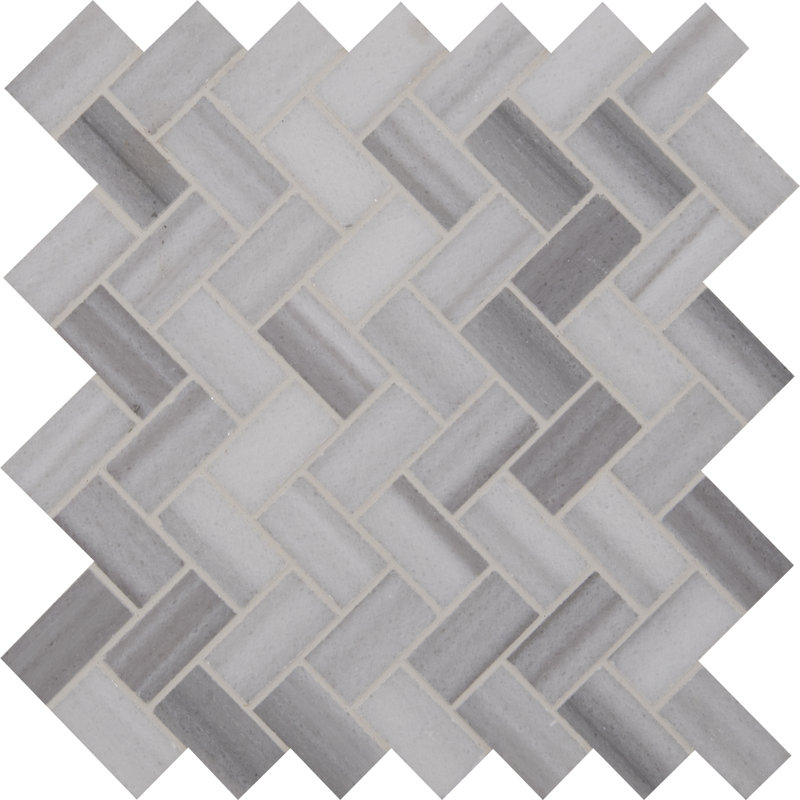 Msi Bergamo Herringbone Polished 1 X 2 Marble Tile Wayfair