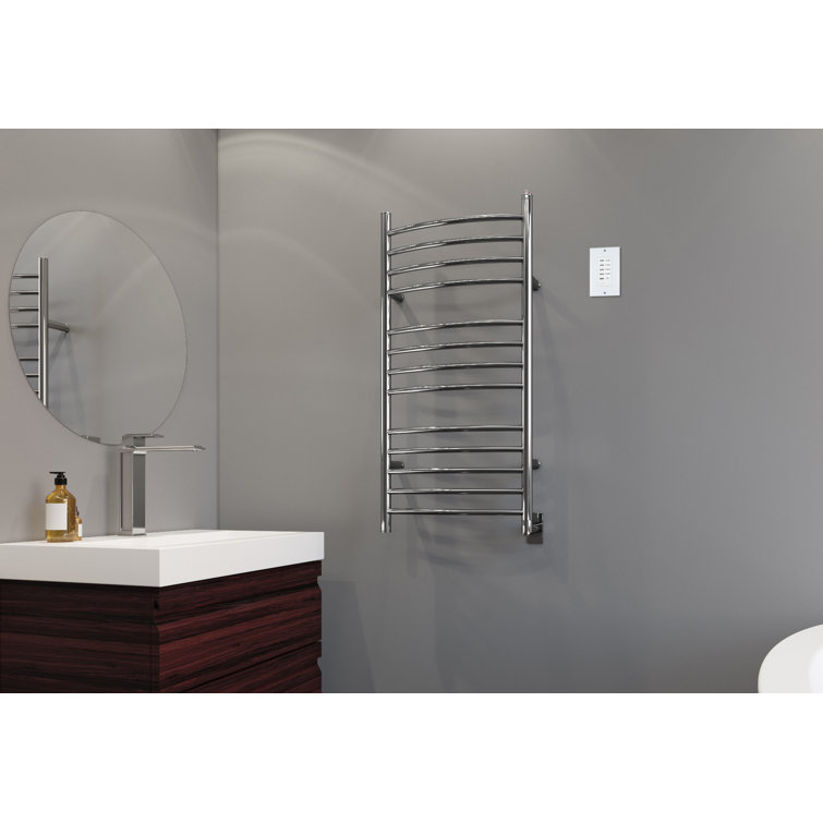 electric towel rail with thermostat and timer