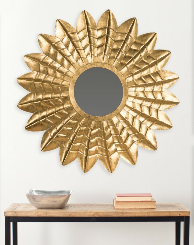 Bungalow Rose Leaf Mirror & Reviews | Wayfair