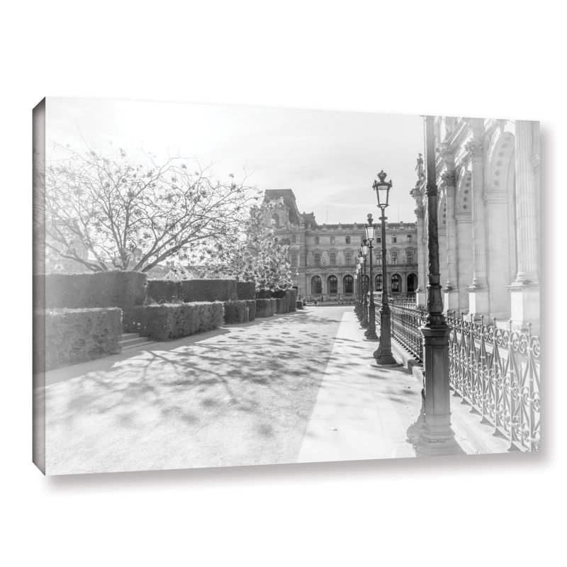 Latitude Run Avenue De La Louve Photographic Print On Gallery Wrapped Canvas Wayfair