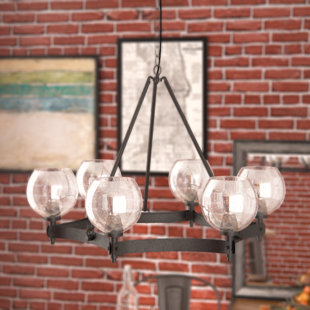 Go to store & view more images Fulton 6-Light Shaded Chandelier by Trent Austin Design
