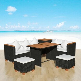 Guadeloupe 7 Seater Rattan Corner Sofa Set By Sol 72 Outdoor