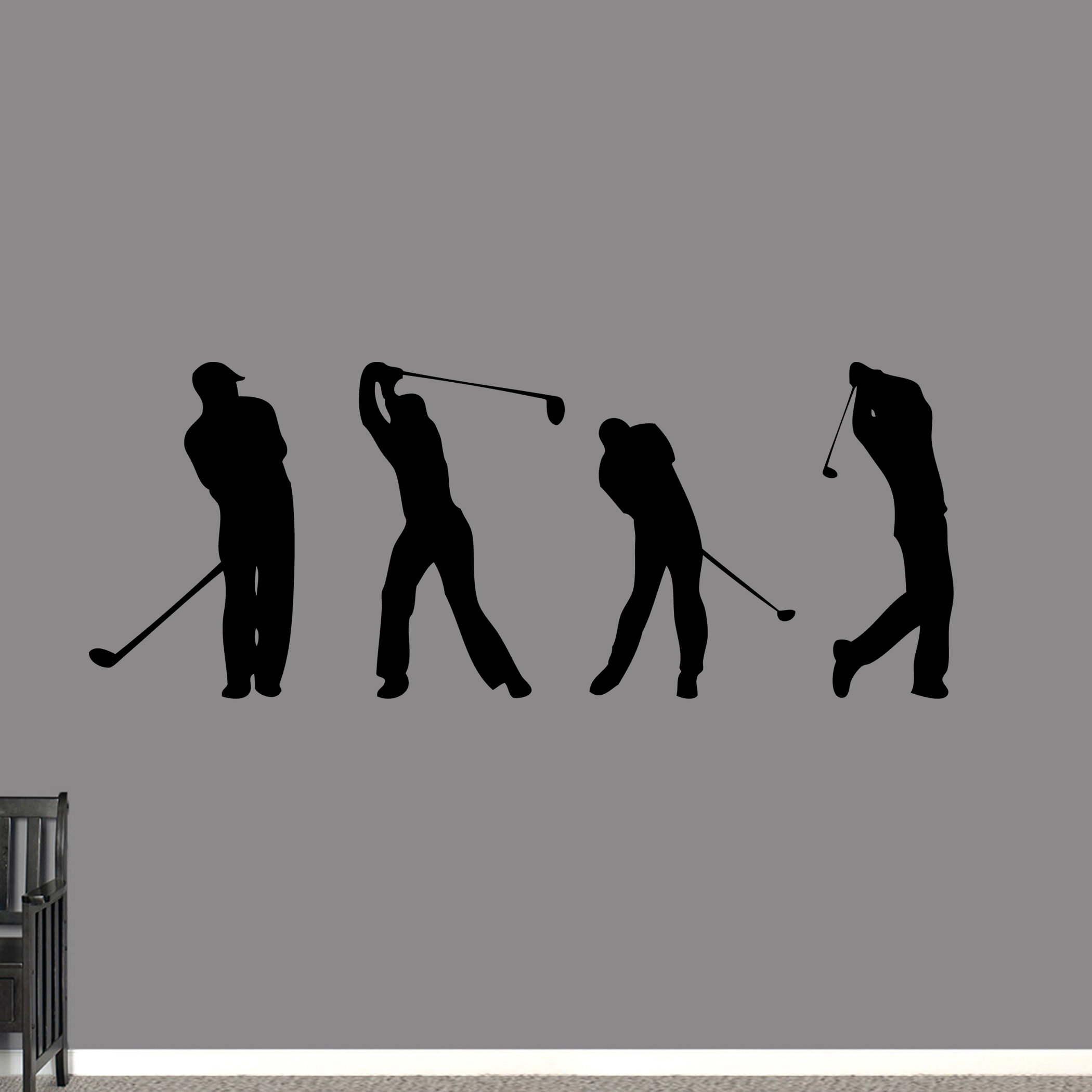 Red Barrel Studio® Riascos Golf Guys Set Wall Decal | Wayfair