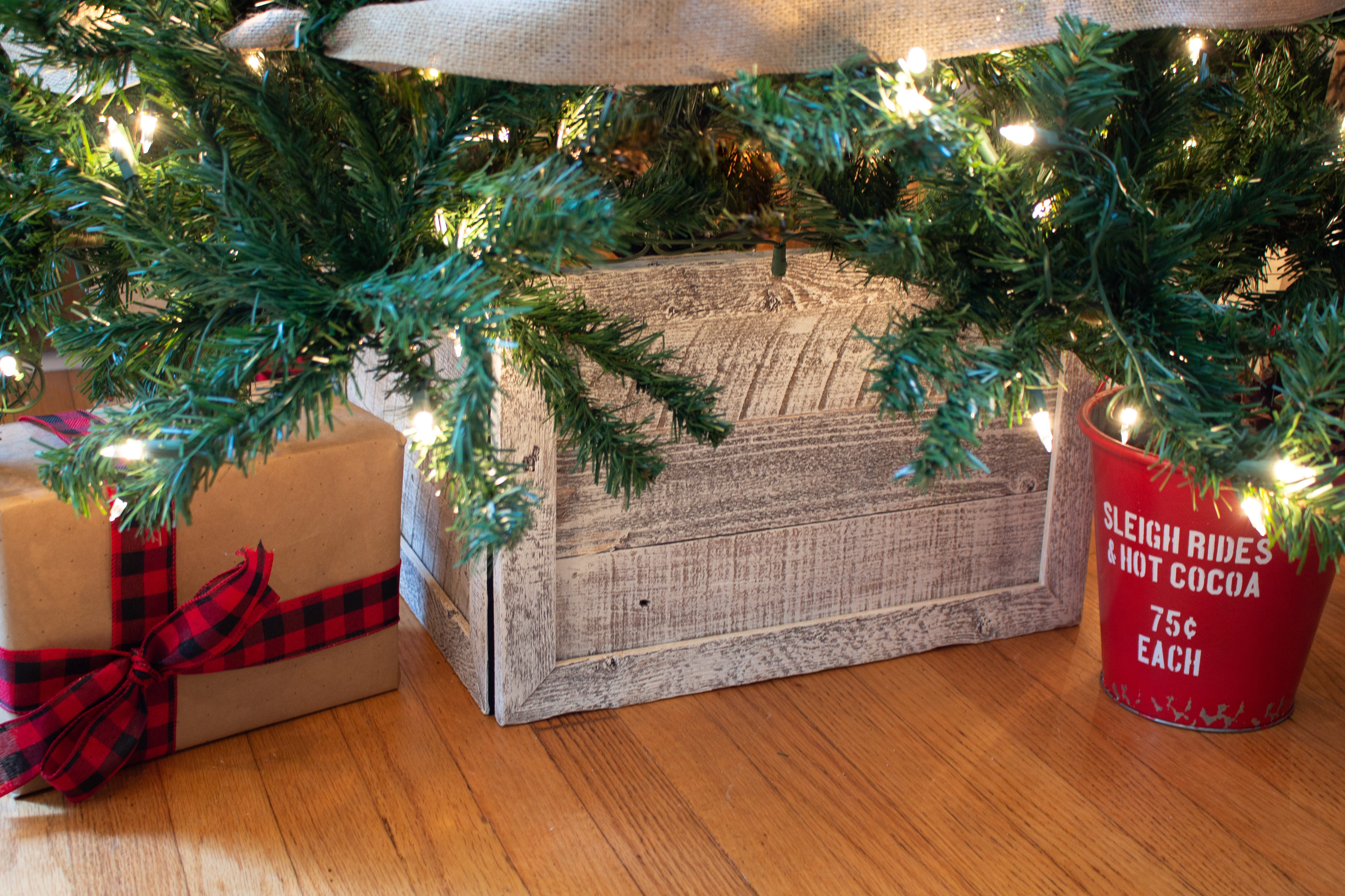 Barnwoodusa Reclaimed Wood Christmas Tree Box Collar Wayfair