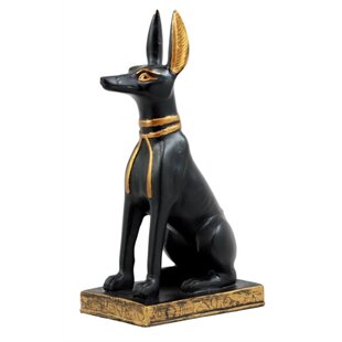 Ebros Egyptian Anubis Dog Jackal Deity Mummification Incense Burner Figurine 