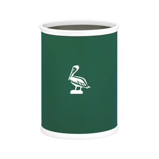 Go to store & view more images Kraftware Kasualware Pelican Oval 3.2 Gallon Waste Basket