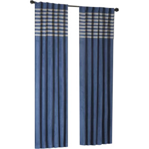 Alton Striped Sheer Rod Pocket Curtain Panels (Set of 2)