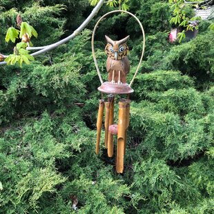 Middleham Owl Wind Chime By Sol 72 Outdoor