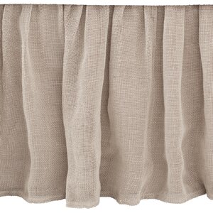 Linen Mesh Bed Skirt