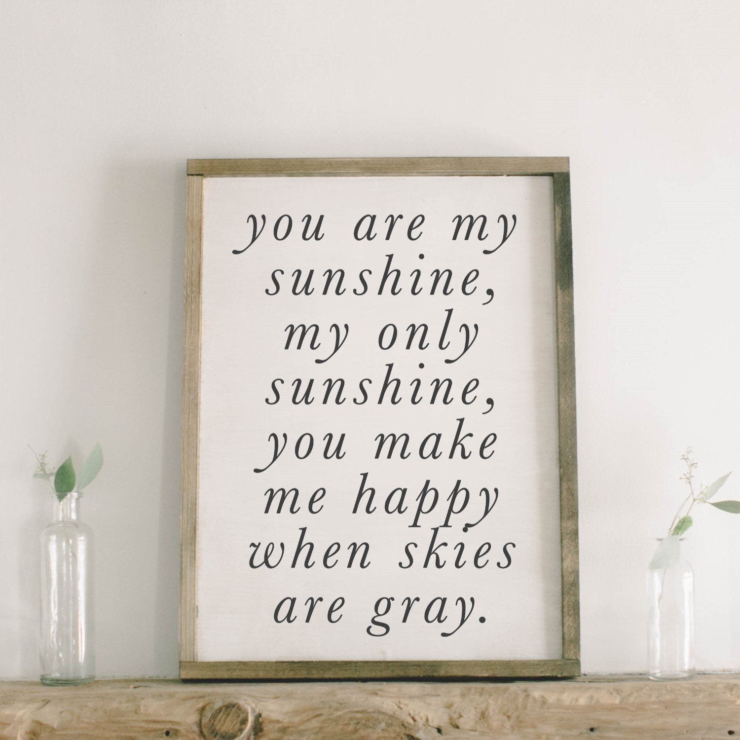 Gracie Oaks You Are My Sunshine Type Wall Decor Wayfair