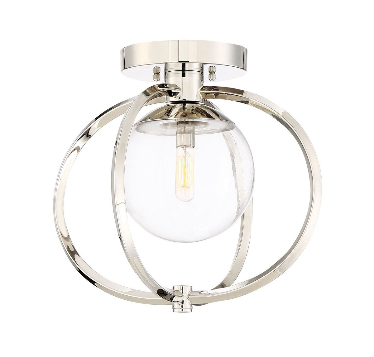 Kroll 1 Light 14 5 Unique Globe Semi Flush Mount Reviews Kroll 1 Light 14 5 Unique Globe Semi