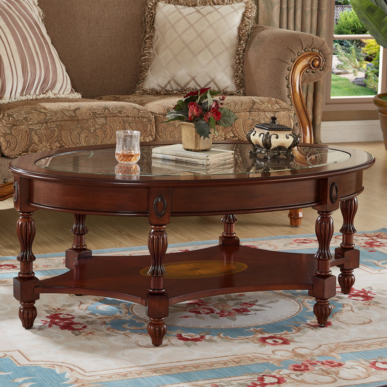 oval center table