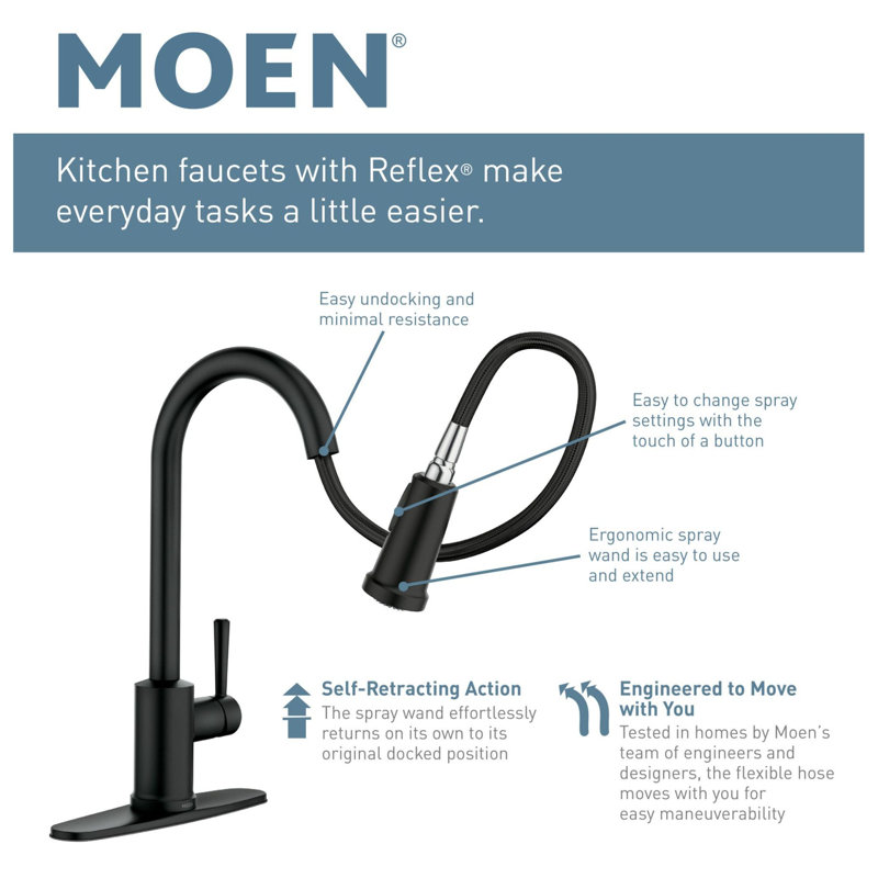 S72308esrs C Moen Sto Pull Down Touchless Single Handle Kitchen