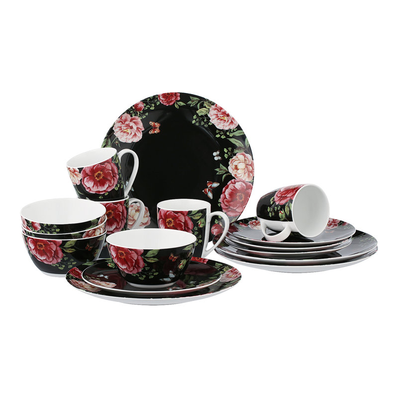 Astoria Grand Fye 16 Piece Dinnerware Set Service For 4 Reviews Wayfair Co Uk