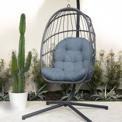 Outdoor Sunbrella Seat/Back Cushion for Egg Chair