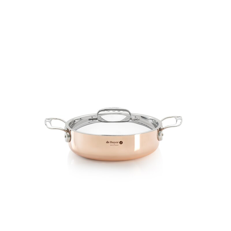 De Buyer Prima Matera Saute Pan Wayfair The de buyer prima matera copper casserole pan for induction (and all other hobs) will be your new favourite pan for when you are cooking for a crowd. wayfair