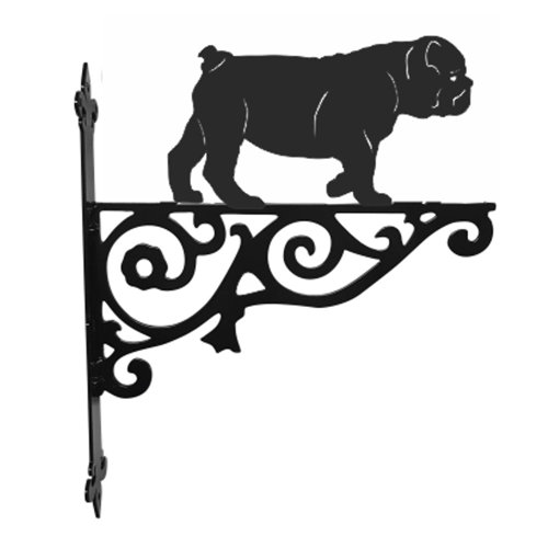 British Bulldog Ornamental Hanging Bracket Steel Images