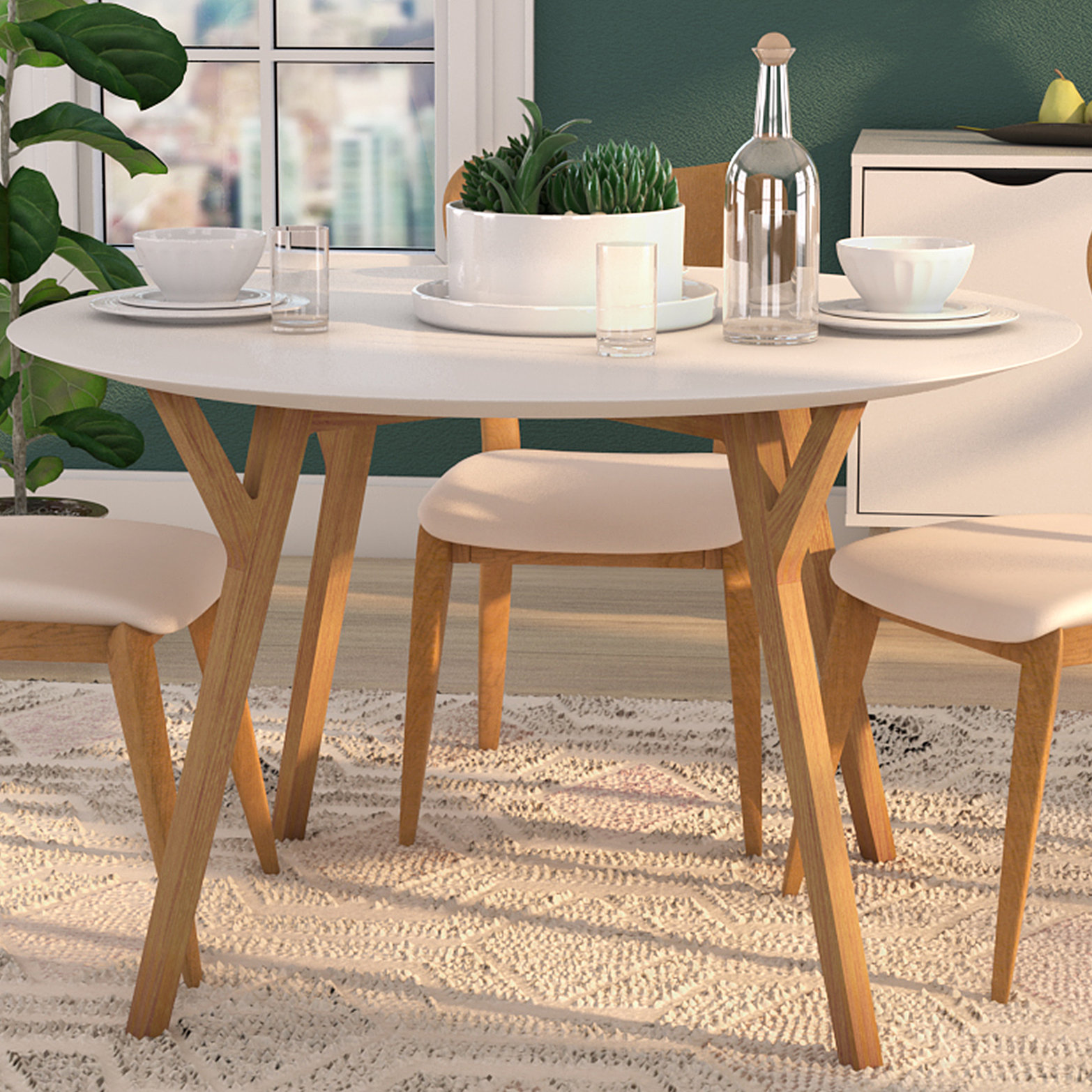 Langley Street Otis Dining Table & Reviews | Wayfair Langley Street Otis Dining Table & Reviews | Wayfair