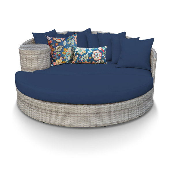 Round Outdoor Wicker Patio Daybeds You Ll Love Wayfair