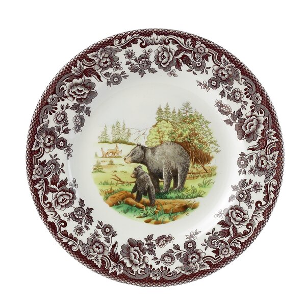 Spode EXOTIC GARDEN Luncheon Plates 9 3/4 inches 