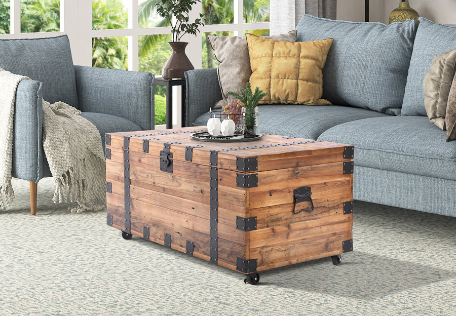 Storage Trunks that Double as Coffee Tables