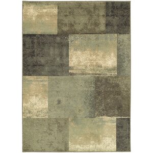 Larson Brown/Green Area Rug