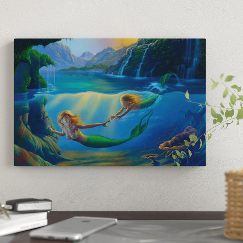 East Urban Home Mother And Child Graphic Art Print On Canvas