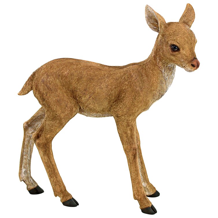sweet as can be ceramic Baby deer/fawn planter