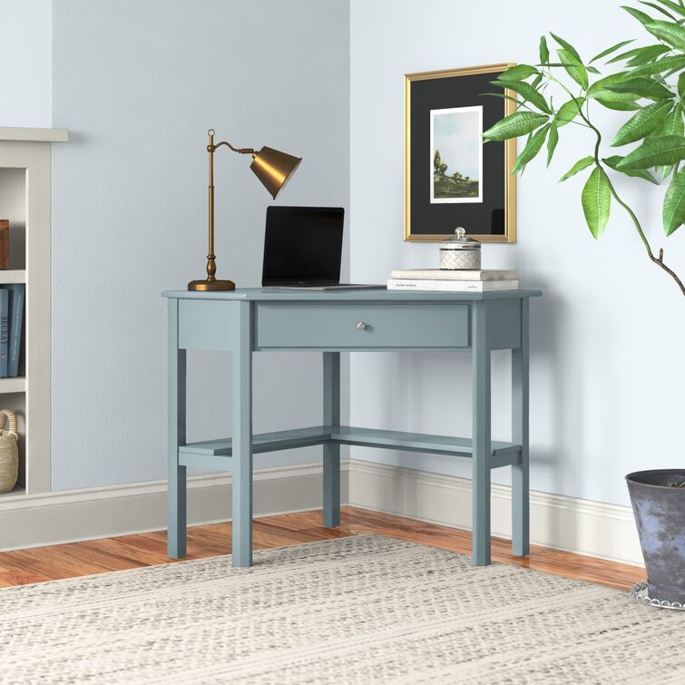 teal corner desk