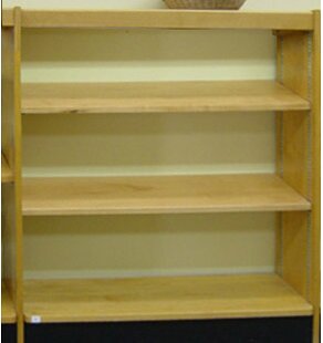 Open Back Single Face Shelf Standard Bookcase By W.C. Heller