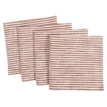 Sunset Ridge Fabric Napkins Set Of 4 Southwester brown/tan NEW Colordrift 