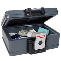 "CLOSEOUT" FIREPROOF DOCUMENT BAG Waterproof N-4 Money Bag Safe Cash Box Pouch 
