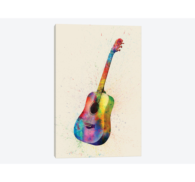 East Urban Home Musical Instrument Series Acoustic Guitar By