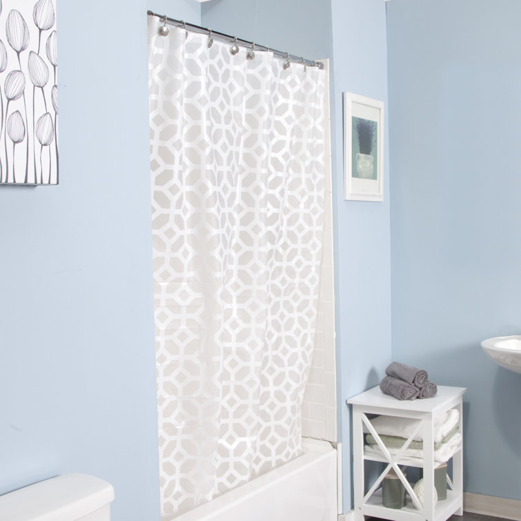 Mercer41 Estero Vinyl Single Shower Curtain Liner & Reviews Wayfair