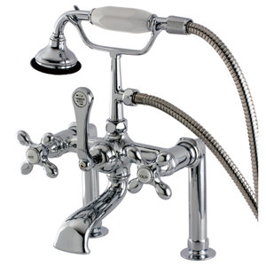 Aqua Vintage Deck Mount Clawfoot Tub Faucet