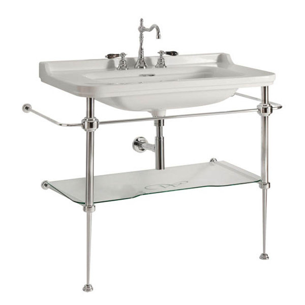WS Bath Collections Waldorf Ceramic 40" Console Bathroom ...