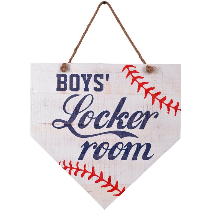 Boys Locker Room Wall Decor